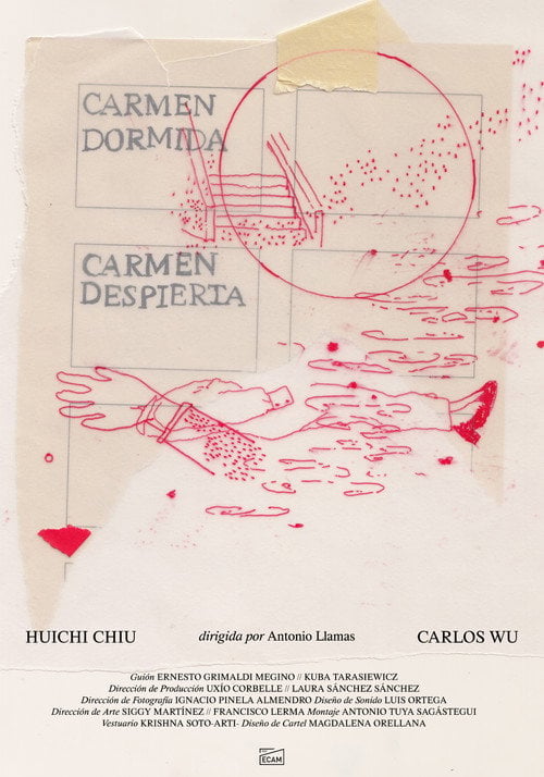 Movie poster for Carmen asleep, Carmen awake (2019)