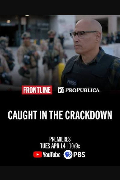 Movie poster for Caught in the Crackdown (2026)