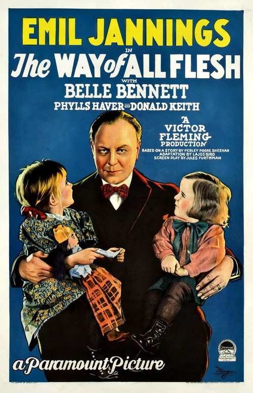 Movie poster for The Way of All Flesh (1927)