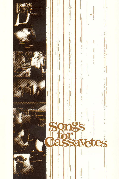 Movie poster for Songs for Cassavetes (2001)