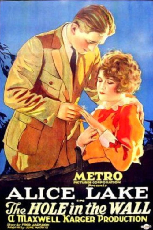 Movie poster for The Hole in the Wall (1921)