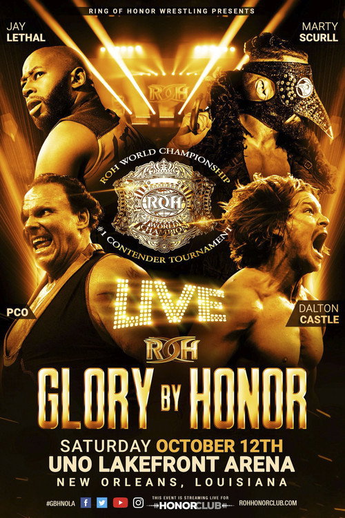 Movie poster for ROH: Glory By Honor XVII (2019)