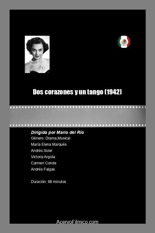 Movie poster for Dos corazones y un tango (1942)