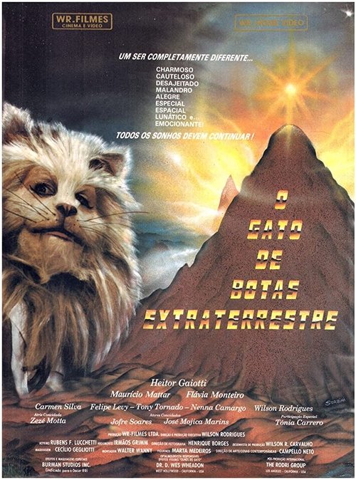Movie poster for Extraterrestrial Cat in Boots (1990)