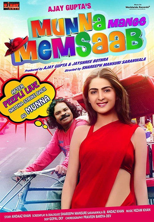 Movie poster for Munna Mange Memsaab (2014)