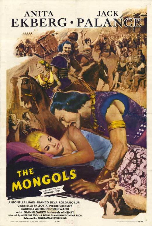 Movie poster for The Mongols (1961)
