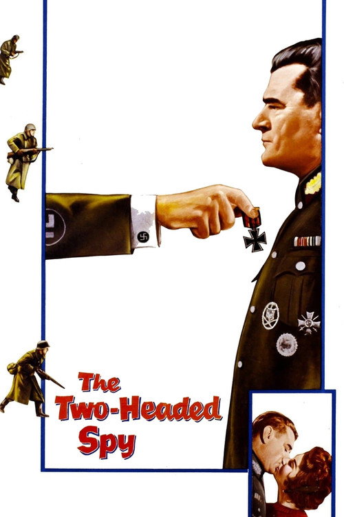 Movie poster for The Two-Headed Spy (1958)