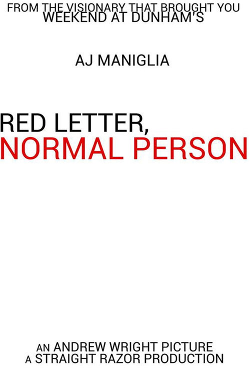 Movie poster for Red Letter, Normal Person (2015)