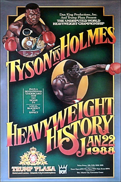Movie poster for Mike Tyson vs Larry Holmes (1988)