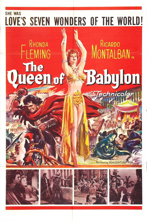 Movie poster for The Queen of Babylon (1954)