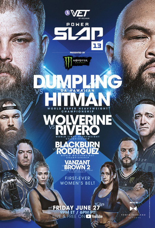 Movie poster for Power Slap 13: Dumpling vs. Da Hawaiian Hitman (2025)