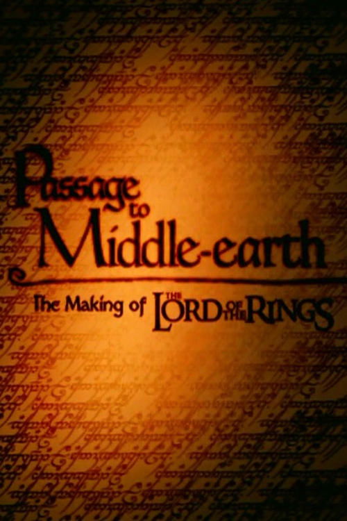 Movie poster for Passage to Middle-Earth: The Making of 'The Lord of the Rings' (2001)