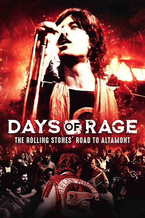 Movie poster for Days of Rage: The Rolling Stones' Road to Altamont (2020)