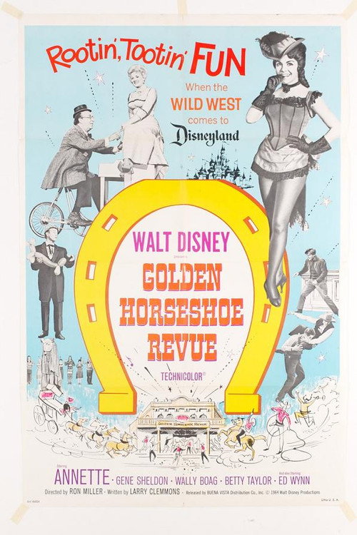 Movie poster for The Golden Horseshoe Revue (1962)