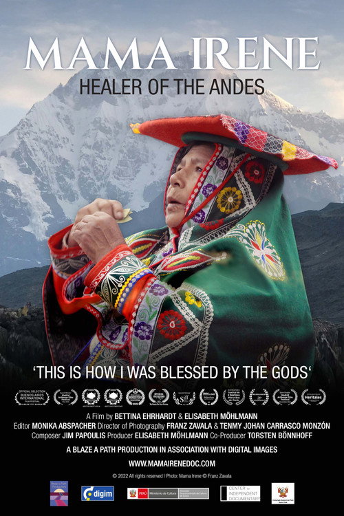 Movie poster for Mama Irene, Healer of the Andes (2021)