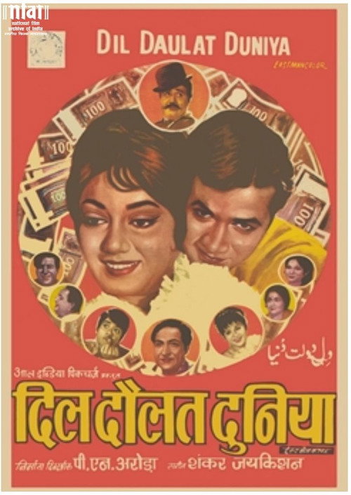 Movie poster for Dil Daulat Duniya (1972)