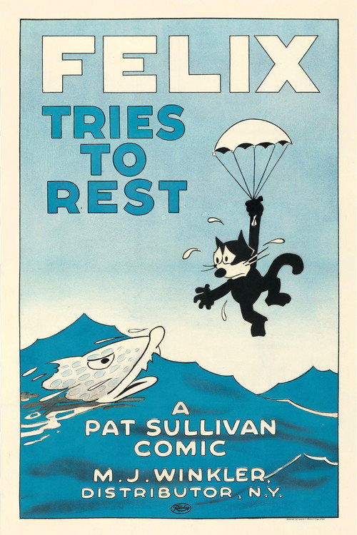 Movie poster for Felix Tries to Rest (1924)