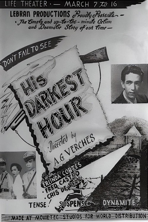 Movie poster for His Darkest Hour (1950)