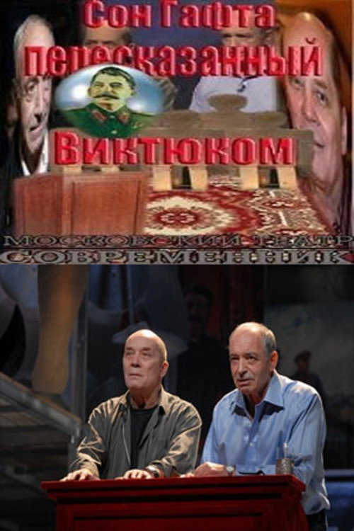 Movie poster for Сон Гафта, пересказанный Виктюком (2010)