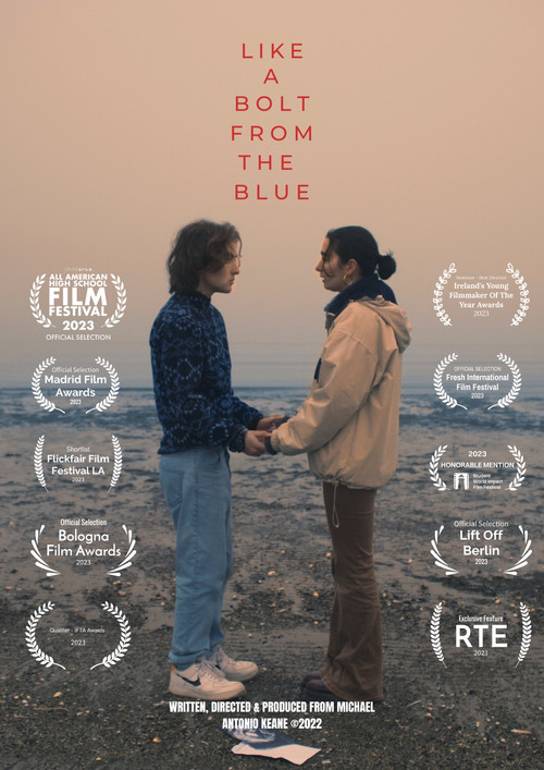 Movie poster for Like a Bolt from the Blue (2023)
