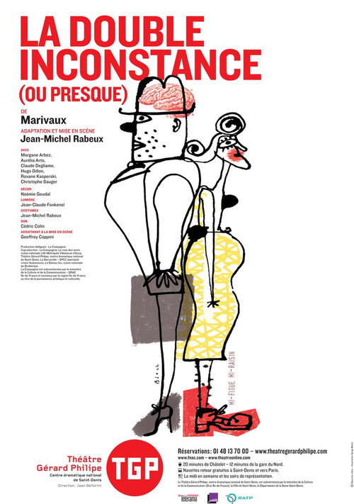 Movie poster for La Double Inconstance (2009)