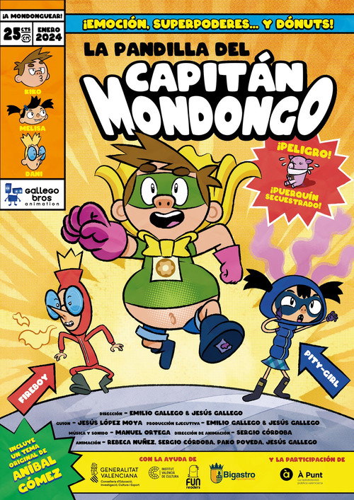 Movie poster for La pandilla del Capitán Mondongo (2024)