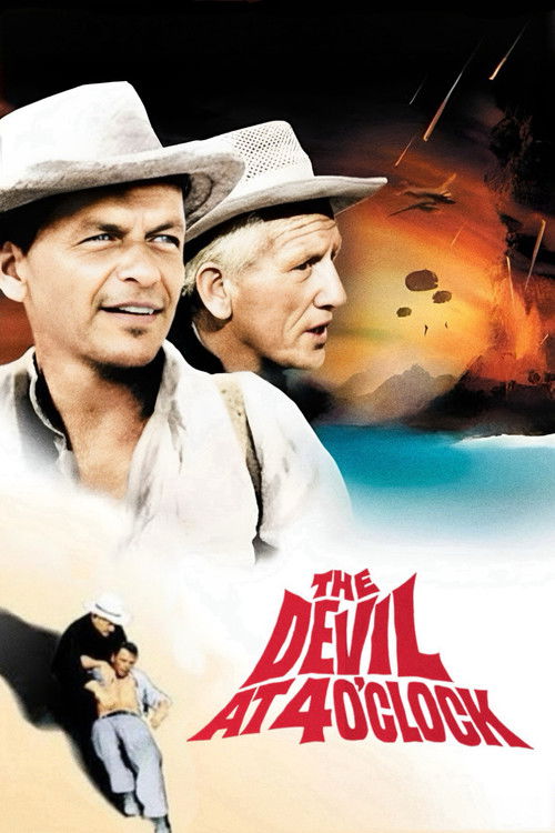 Movie poster for The Devil at 4 O'Clock (1961)