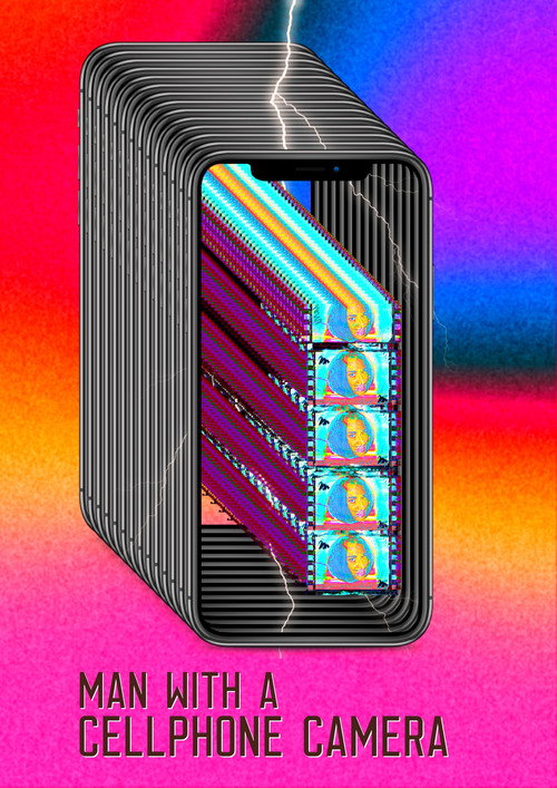 Movie poster for Man with a cellphone camera (2023)