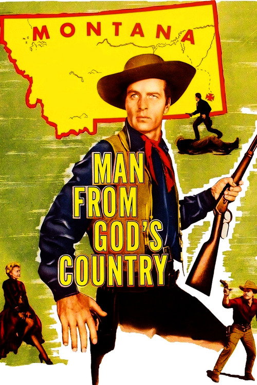 Movie poster for Man from God's Country (1958)