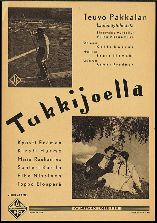 Movie poster for Tukkijoella (1937)