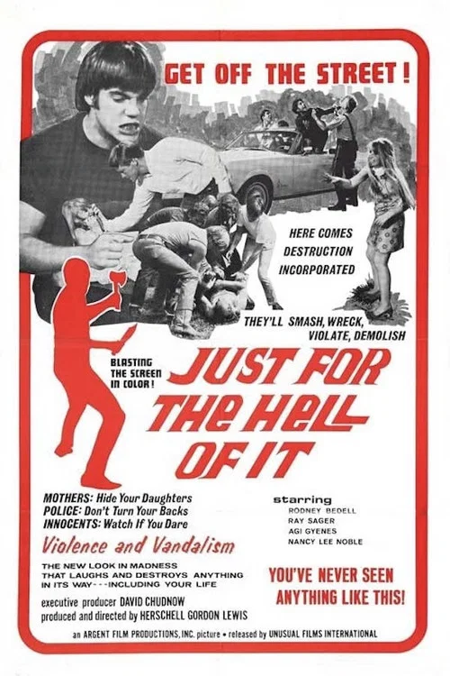 Movie poster for Just for the Hell of It (1968)