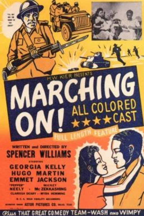 Movie poster for Marching On! (1943)