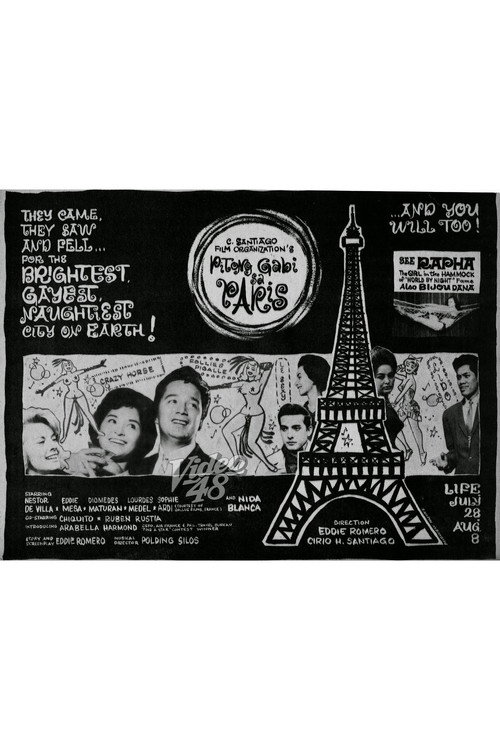 Movie poster for Pitong Gabi sa Paris (1961)