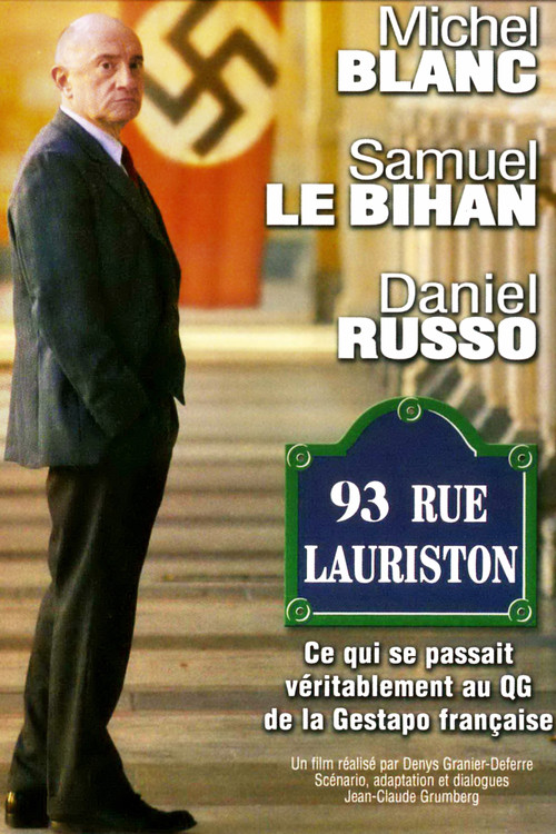 Movie poster for 93, rue Lauriston (2004)