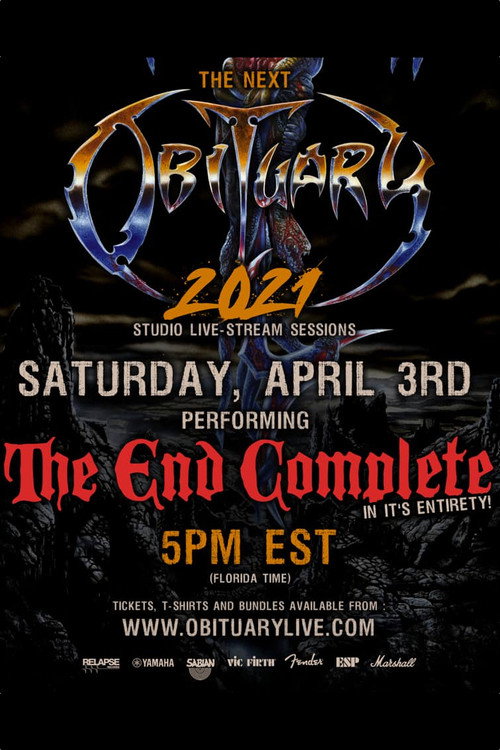 Movie poster for Obituary - The End Complete Album Live Stream (2021)