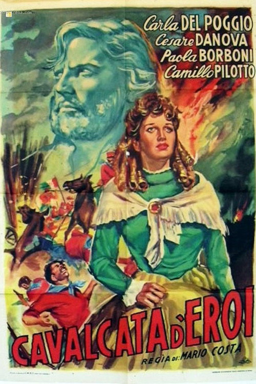 Movie poster for Cavalcata d'eroi (1950)