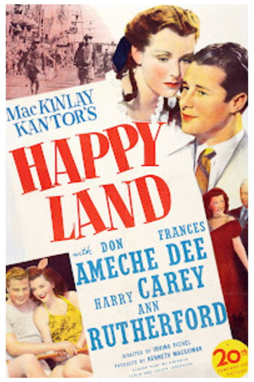 Movie poster for Happy Land (1943)