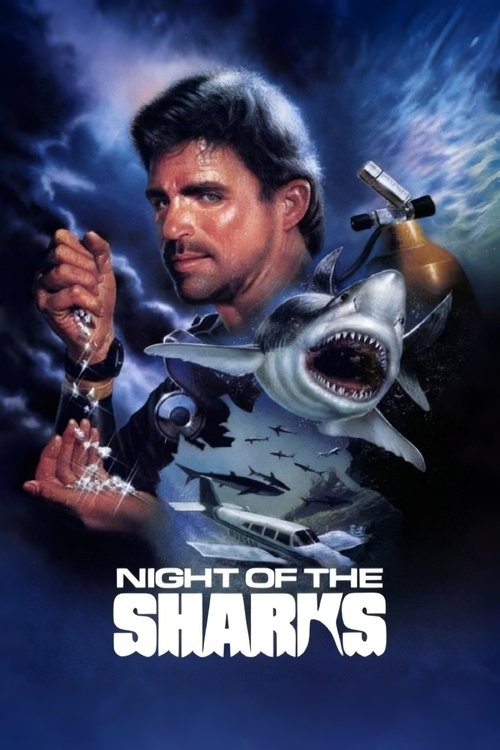 Movie poster for Night of the Sharks (1988)