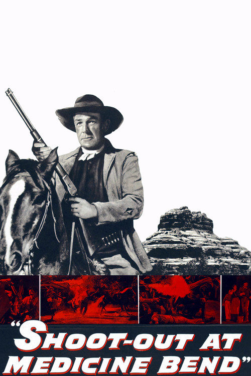 Movie poster for Shoot-Out At Medicine Bend (1957)