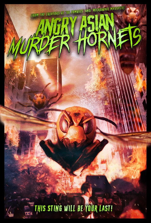 Movie poster for Angry Asian Murder Hornets (2020)