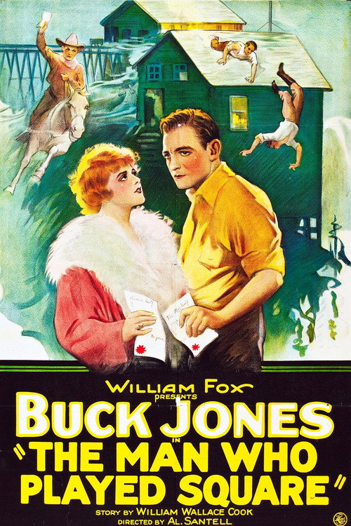 Movie poster for The Man Who Played Square (1924)
