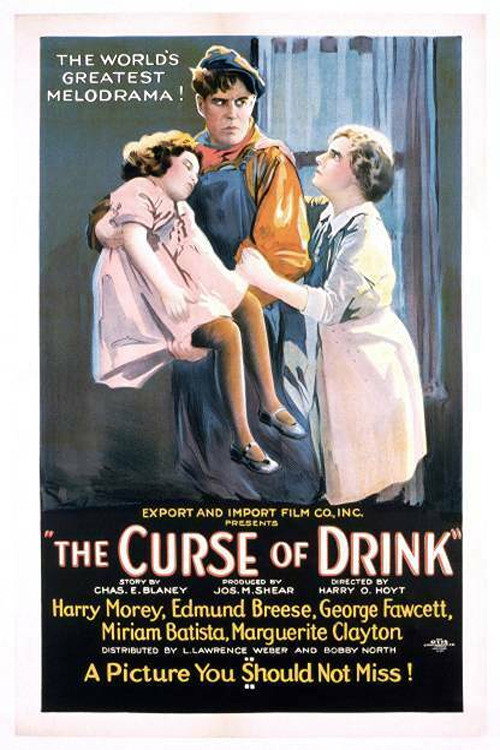 Movie poster for The Curse of Drink (1922)