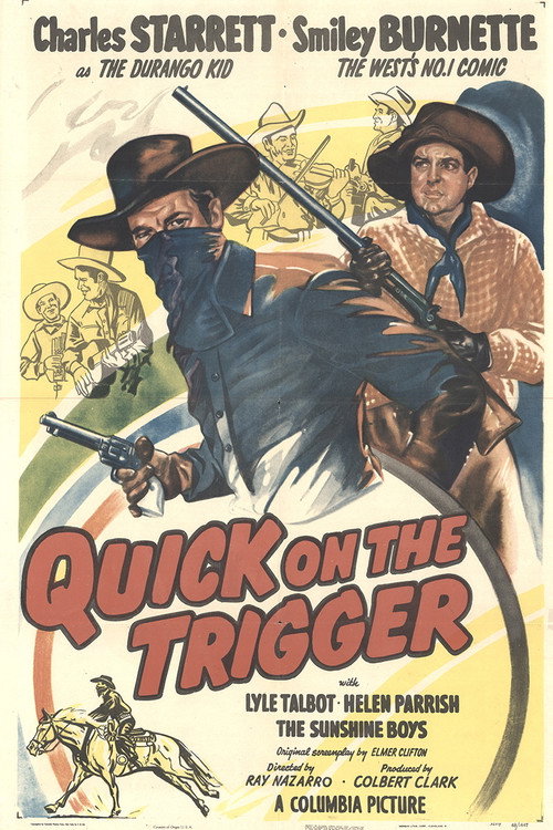 Movie poster for Quick on the Trigger (1948)