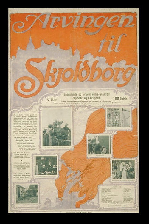 Movie poster for The Heir to Skjoldborg (1914)