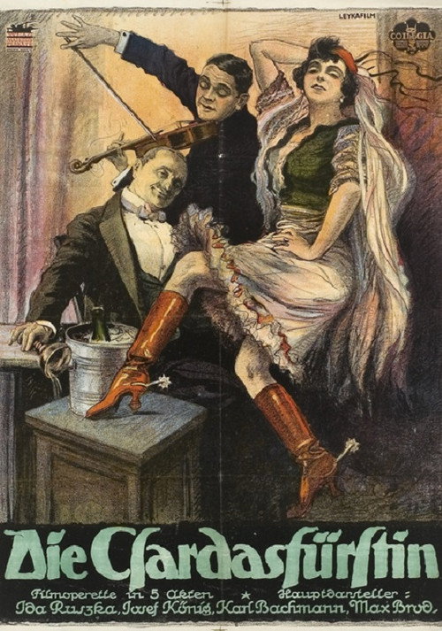 Movie poster for Die Czardasfürstin (1919)