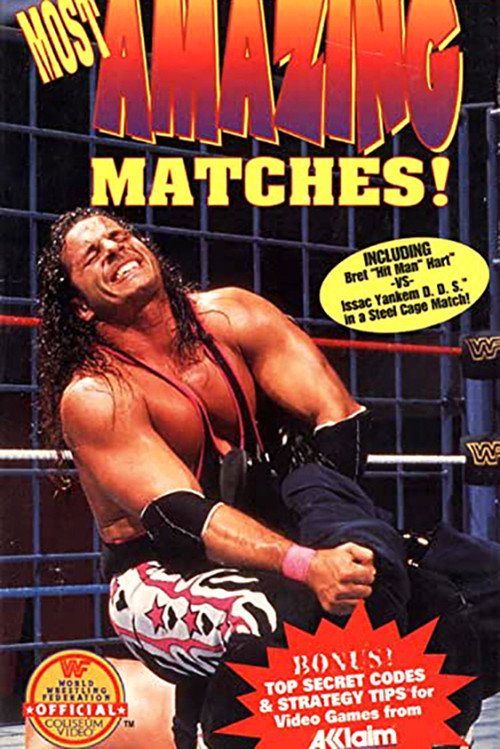 Movie poster for WWE Most Amazing Matches! (1996)
