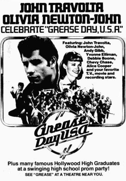Movie poster for Grease Day USA (1978)