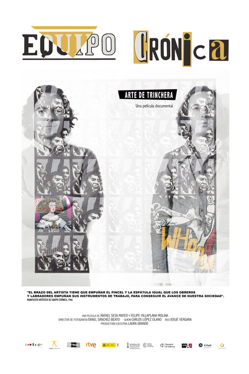 Movie poster for Equipo Crónica. Arte de trinchera (2025)