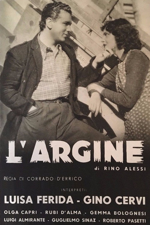 Movie poster for L'argine (1938)