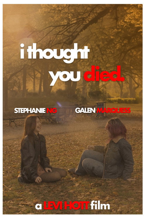 Movie poster for I thought you died. (2023)